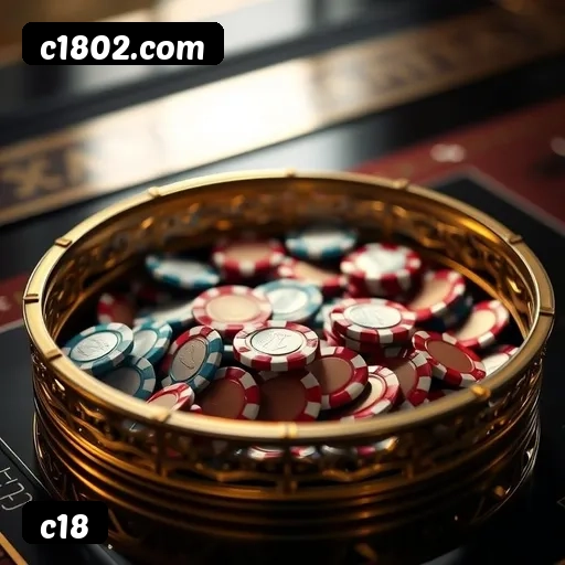 c18 bônus R$5.000 + 500 giros - Rollover 35x, prazo 30 dias, 38% taxa conversão